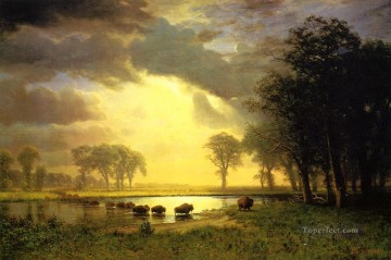 バッファロー・トレイル アルバート・ビアシュタットの風景 Oil Paintings